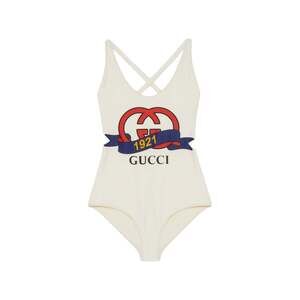 Gucci - Sparkling Jersey Halter Swimsuit with Crystal Detail - L